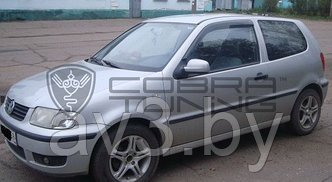 Ветровики Volkswagen Polo 3 3d 1994-2001/ Фольксваген Поло 3 (Cobra Tuning)