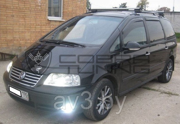 Ветровики Volkswagen Sharan 1995 2010 / Фольксваген Шаран (Cobra Tuning) - фото 2 - id-p60448535