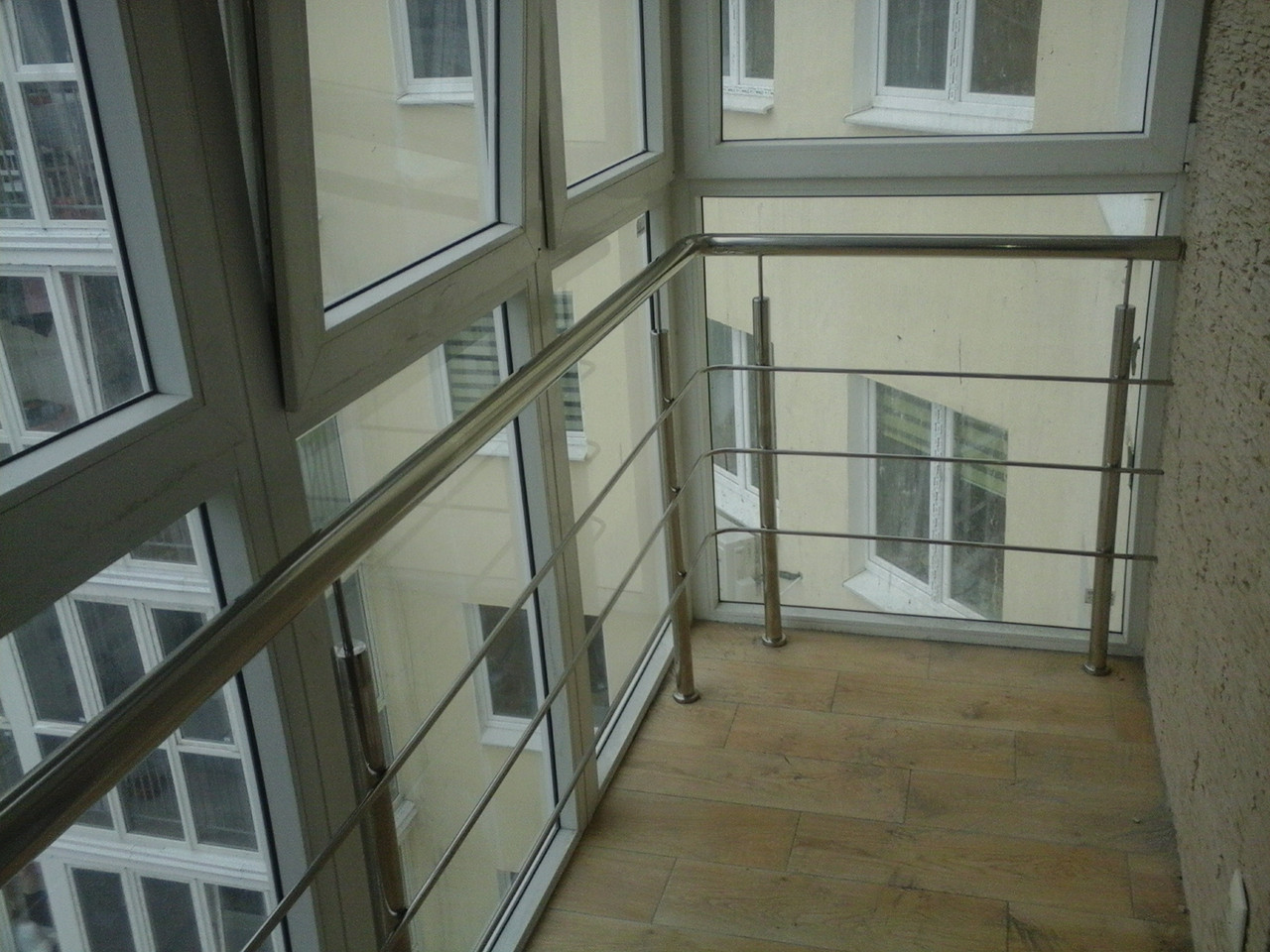 Балкон лоджий ограждения из нержавейки - фото 2 - id-p111624505