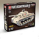 Конструктор Танк Panzerkampfwagen III, 100067, 711 дет., аналог LEGO (Лего), фото 5