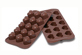 Форма для шоколада "Сердце", 15 ячеек