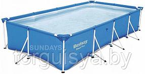 Каркасный бассейн Bestway Steel Pro 13'1" x 6'11" x 32"/400x211x81 см