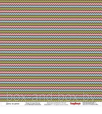 Бумага для скрапбукинга 30,5х30,5 см 180 гр/м двусторон День за Днем Вчера Сегодня Всегда - фото 2 - id-p6893582