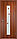 Двери межкомнатные МДФ  ПО С17(ф) Тюльпан Миланский орех, фото 2