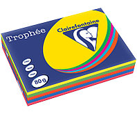 Бумага цветная "Trophée", А4, 80г/м2, 500л., интенсив, ассорти
