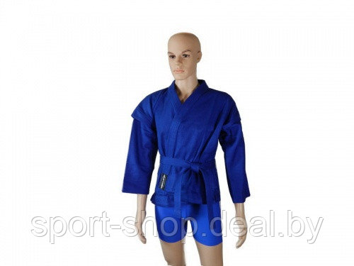 Форма (кимоно) самбо 3131 Vimpex Sport "Fighter" Blue, кимоно, кимоно самбо, кимоно для единоборств - фото 1 - id-p103990122