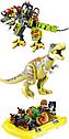 Конструктор Бой тираннозавра и робота-динозавра, Lari 11337, Мир Юрского Периода, аналог Лего 75938, фото 4