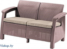 Скамья двухместная CORFU II LOVE SEAT -CAPCNO-STD