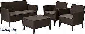 Комплект мебели Salemo 2-sofa set (Салемо) коричневый