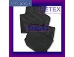 PETEX Коврики резин. черные AUDI 100/A6/Avant (компл.4 шт.)