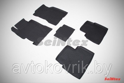 Резиновые коврики с высоким бортом для Honda Civic VIII Sedan 2006-2012 - фото 2 - id-p116371036
