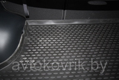 Коврик в багажник KIA Sportage, 2010-2016, кросс. (полиуретан) - фото 2 - id-p116371867