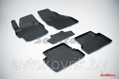 Резиновые коврики с высоким бортом для Mazda 3 2009-2013 - фото 2 - id-p116372066
