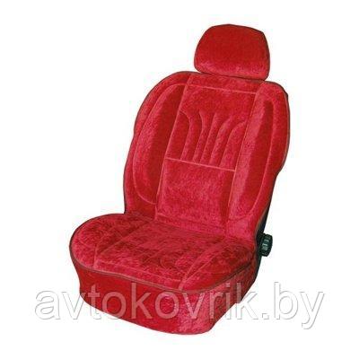 Авточехлы анатомические на передние сидения ATRA Польша велюр (Красный) 1 шт. - фото 2 - id-p116374991