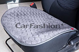 Накидки универсальные на передние сиденья для автомобилей [STALKER MINI Цвет серый/серый/серый], фото 2