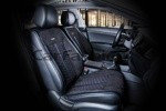 Накидки на передние сиденья для автомобилей [CarFashion Premium/STALKER Цвет черный/черн/синий]