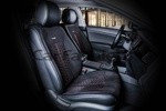 Накидки на передние сиденья для автомобилей [CarFashion Premium/STALKER Цвет черн/черн/красн]