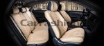 Накидки универсальные на сиденья для автомобилей [CarFashion Premium/STALKER PLUS бежевый/бежевый/бежевый]