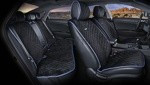 Накидки универсальные на сиденья для автомобилей [CarFashion Premium/CALIFORNIA PLUS Цвет черный/синий/синий]