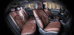 Накидки универсальные на сиденья для автомобилей [CarFashion Premium/STALKER PLUS кофе/кофе/кофе]