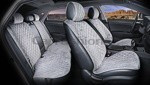 Накидки универсальные на сиденья для автомобилей [CarFashion Premium/CALIFORNIA PLUS Цвет св.сер/т.сер/т.сер]