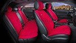 Накидки универсальные на сиденья для автомобилей [CarFashion Premium/CALIFORNIA PLUS Цвет красн/красн/черн]