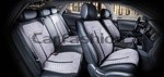 Накидки универсальные на сиденья для автомобилей [CarFashion Premium/STALKER PLUS серый/черный/серый]