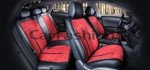 Накидки на сиденья для автомобилей [CarFashion Premium/STALKER PLUS красный/черный/красный]
