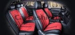 Накидки универсальные на сиденья для автомобилей [CarFashion Premium/STALKER PLUS красный/черный/красный]