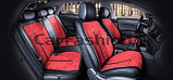Накидки универсальные на сиденья для автомобилей [CarFashion Premium/STALKER PLUS красный/черный/красный], фото 2