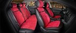 Накидки универсальные для авто на весь салон СarFashion Premium BARCELONA PLUS Цвет черный/красный/черный/крас