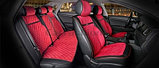 Накидки универсальные для авто на весь салон СarFashion Premium BARCELONA PLUS Цвет черный/красный/черный/крас, фото 2