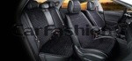 Накидки универсальные на весь салон автомобиля СarFashion Premium/ MONACO PLUS Цвет черный/черный/серый/серый