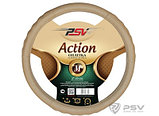 Оплетка на руль PSV ACTION Fiber [ М Бежевый ], фото 2