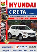 Hyundai Creta / Хундай Грета с 2016 года. Руководство по ремонту, эксплуатации и обслуживанию