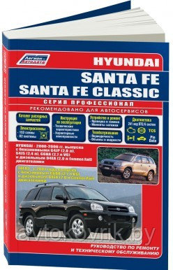 Hyundai Santa Fe / Santa Fe Classic 2000-2006/TagAZ с 2007 года выпуска. Устройство, обслуживание и ремонт - фото 1 - id-p116376574