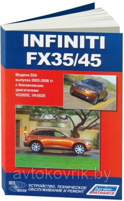 Infiniti FX35 / 45 / Инфинити ФХ35/45. Модели S50 с 2003. Руководство по эксплуатации, устройство, техническое