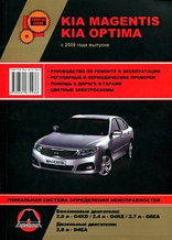 Kia Magentis / Optima / Киа Маджентис / Оптима с 2009 года. Руководство по ремонту эксплуатации обслуживанию