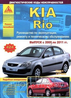 Kia Rio / Киа Рио Седан / Хэтчбек 2005-2011 Руководство по эксплуатации, ремонту и обслуживанию
