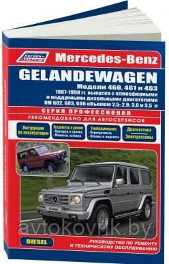 Mercedes-Benz Gelandewagen. 1987-1998 года выпуска. Руководство по ремонту и техническому обслуживанию - фото 1 - id-p116376787