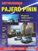 Mitsubishi Pajero Pinin. Модели 1999-2005 гг. Руководство по устройству, техническому обслуживанию и ремонту