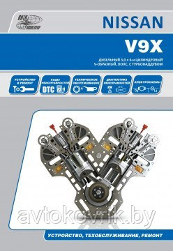 Nissan дизельные двигатели V9Х(3,0). Руководство по ремонту и эксплуатации двигателя - фото 1 - id-p116377004
