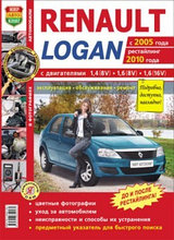 Автомобили Renault Logan с 2005 года, рестайлинг 2010 года. Эксплуатация, обслуживание, ремонт