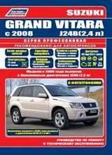 Suzuki Grand Vitara. Модели с 2008 года выпуска с бензиновыми двигателями J24B (2,4 л) и с двигателями H27A (2,7 л V6) с 2005 года выпуска.