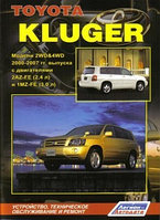 Toyota Kluger. Модели 2WD & 4WD 2000-2007 гг. выпуска с двигателями 2AZ-FE (2,4 л) и 1MZ-FE (3,0 л). Устройство, техническое обслуживание и ремонт