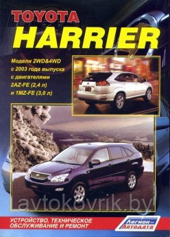 Toyota Harrier. Устройство, техническое обслуживание и ремонт