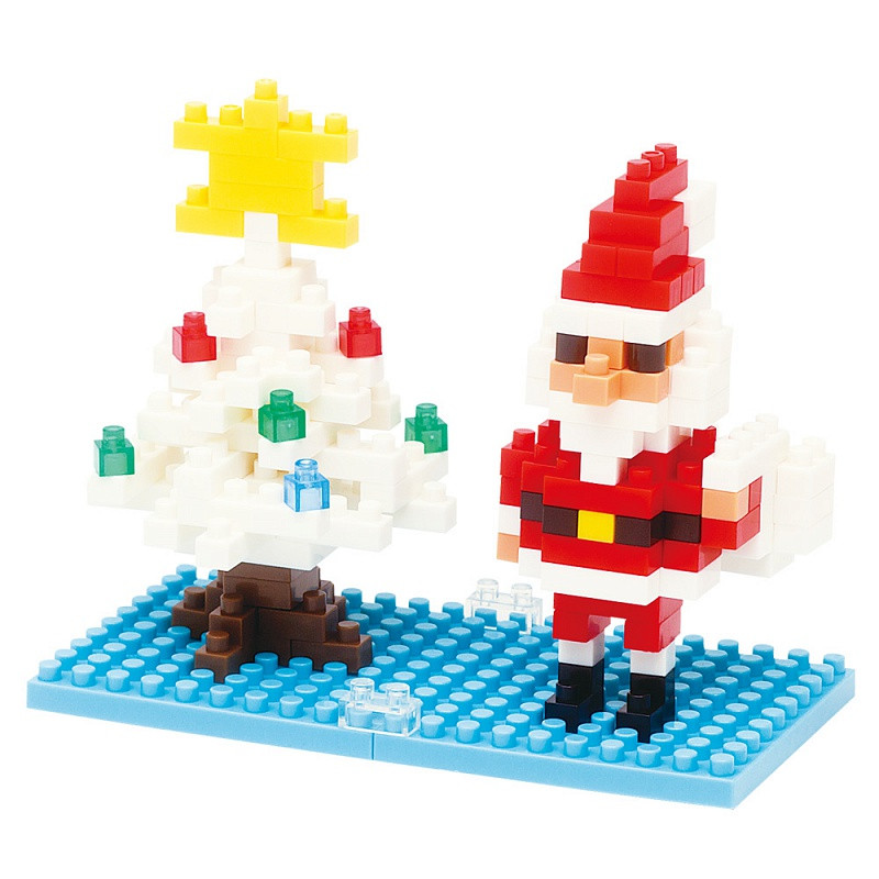 Конструктор Дед Мороз и Ёлка (nanoBlock) - фото 1 - id-p6900106