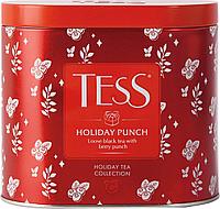 Чай черный листовой с ароматом брусники, апельсина и корицы Tess Holiday Punch, 100 г