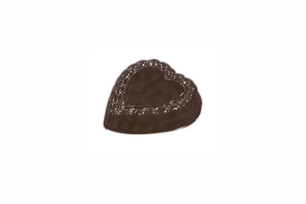 Форма для шоколадных украшений "Сердце с огранкой" - фото 1 - id-p116397162