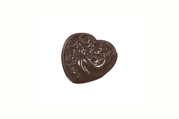 Форма для шоколадных украшений "Сердце с рисунком" - фото 1 - id-p116397211